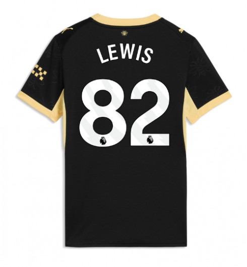 Manchester City Rico Lewis #82 Venkovní Dres pro Dámské 2026-27 Krátký Rukáv Manchester City Rico Lewis #82 Venkovní Dres pro Dámské 2026-27 Krátký Rukáv
